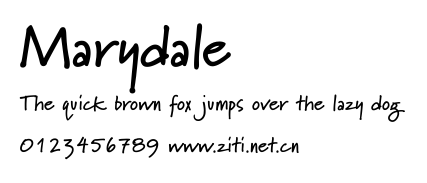 Marydale.ttf