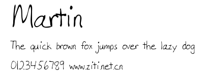 Martin.ttf字體轉換器圖片
