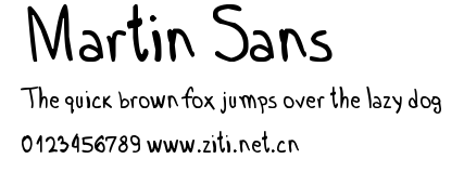 Martin Sans.ttf字體轉換器圖片