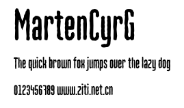 MartenCyrG.ttf字體轉換器圖片