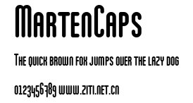 MartenCaps.ttf字體轉換器圖片
