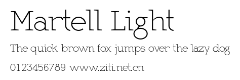 Martell Light.otf字體轉換器圖片