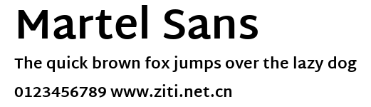 Martel Sans.ttf字體轉換器圖片