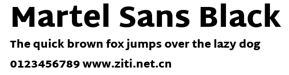 Martel Sans Black.ttf字體轉換器圖片