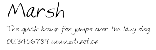 Marsh.ttf字體轉換器圖片