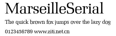 MarseilleSerial.ttf字體轉換器圖片
