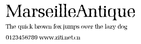 MarseilleAntique.ttf字體轉換器圖片