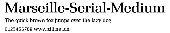 Marseille-Serial-Medium.ttf字體轉換器圖片
