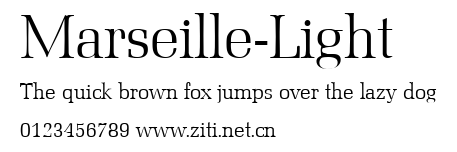 Marseille-Light.ttf字體轉換器圖片