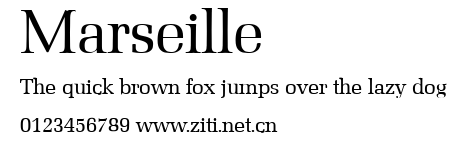 Marseille.ttf字體轉換器圖片