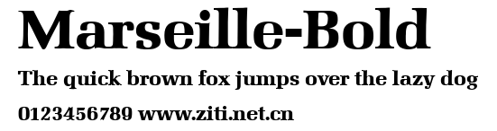 Marseille-Bold.ttf字體轉換器圖片