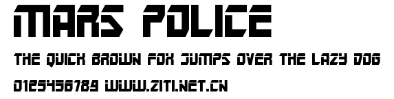 Mars Police.ttf字體轉換器圖片