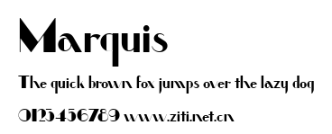 Marquis.ttf字體轉換器圖片