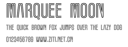 Marquee Moon.ttf字體轉換器圖片