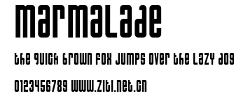 Marmalade.ttf字體轉換器圖片