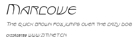 Marlowe.ttf字體轉換器圖片
