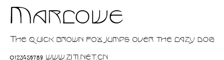 Marlowe.ttf字體轉換器圖片