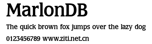 MarlonDB.ttf字體轉換器圖片