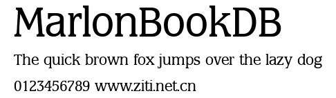 MarlonBookDB.ttf字體轉換器圖片