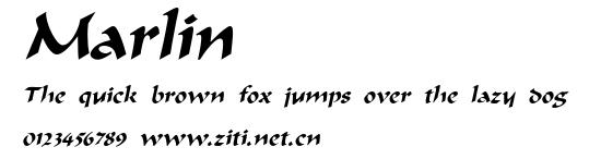 Marlin.ttf字體轉換器圖片