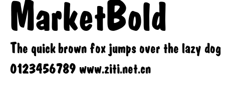 MarketBold.ttf字體轉換器圖片