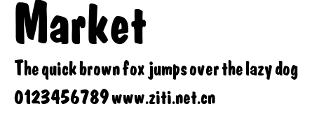 Market.ttf字體轉換器圖片