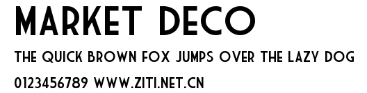 Market Deco.ttf字體轉換器圖片