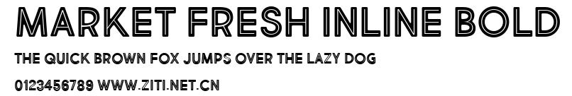 Market Fresh Inline Bold.ttf字體轉換器圖片