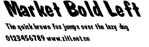 Market Bold Left.ttf字體轉換器圖片