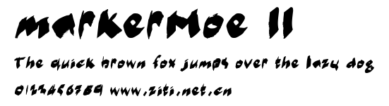 markerMoe II.otf字體轉換器圖片