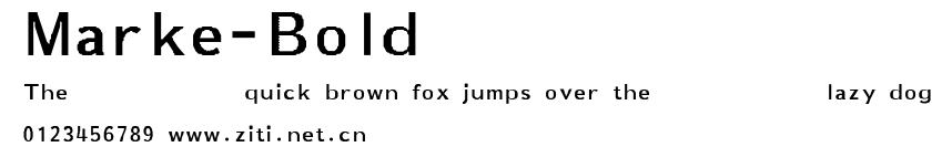 Marke-Bold.ttf字體轉換器圖片