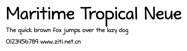 Maritime Tropical Neue.ttf字體轉換器圖片