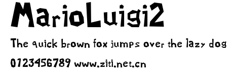MarioLuigi2.ttf字體轉換器圖片