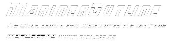 MarinerOutline.ttf字體轉換器圖片