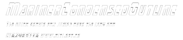 MarinerCondensedOutline.ttf字體轉換器圖片