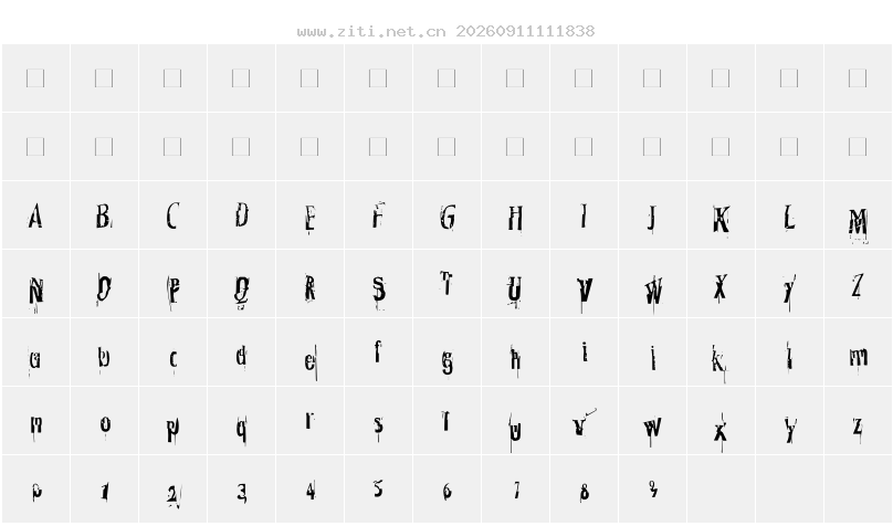 字符映射圖