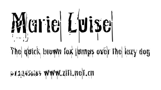 Marie Luise.ttf字體轉換器圖片