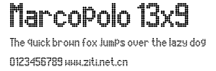 Marcopolo 13x9.ttf字體轉換器圖片