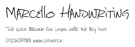 Marcello Handwriting.ttf字體轉換器圖片