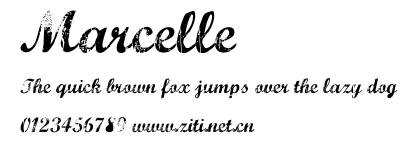 Marcelle.ttf字體轉換器圖片