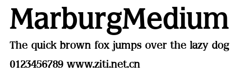 MarburgMedium.ttf字體轉換器圖片