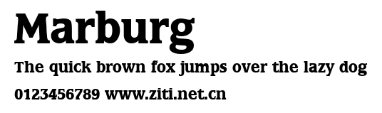 Marburg.ttf字體轉換器圖片