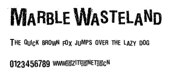 MarbleWasteland.ttf字體轉換器圖片
