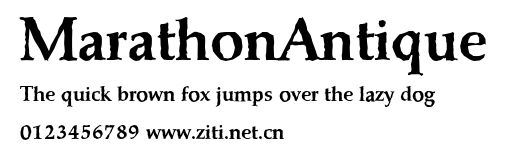 MarathonAntique.ttf字體轉換器圖片