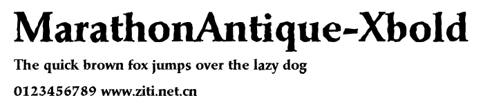 MarathonAntique-Xbold.ttf字體轉換器圖片