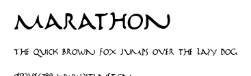 Marathon.ttf字體轉換器圖片