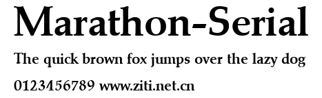 Marathon-Serial.ttf字體轉換器圖片