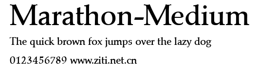Marathon-Medium.ttf字體轉換器圖片