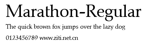 Marathon-Regular.ttf字體轉換器圖片