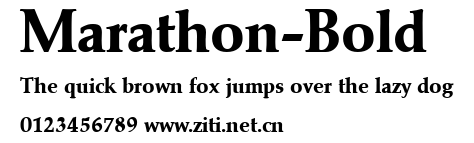 Marathon-Bold.ttf字體轉換器圖片